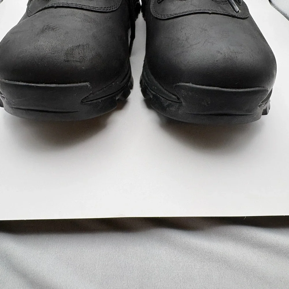 Timberland Mens 11.5 Mt Maddsen Hiking Boots Black Mid Top TimberDRY AntiFatigue